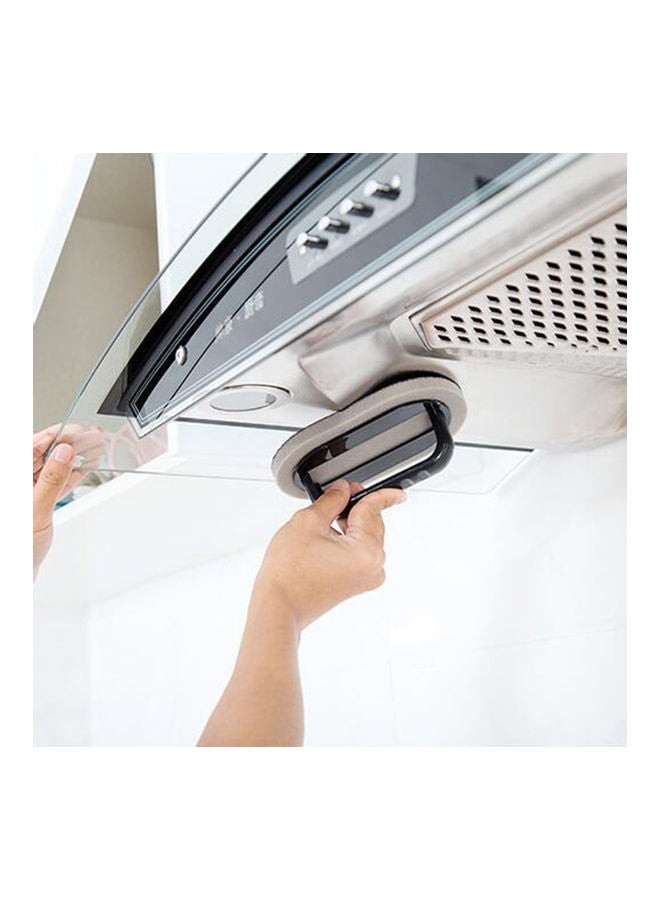 نيبمينينت إسفنجة تنظيف متينة مضادة للانزلاق للمطبخ أسود/ رمادي 17.5x11.5x1.5سم - Image 3