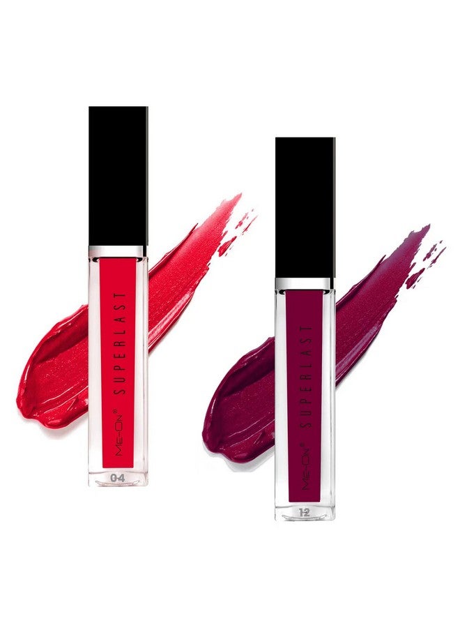 ME-ON Superlast Lip Gloss (Shade 04 & 12)