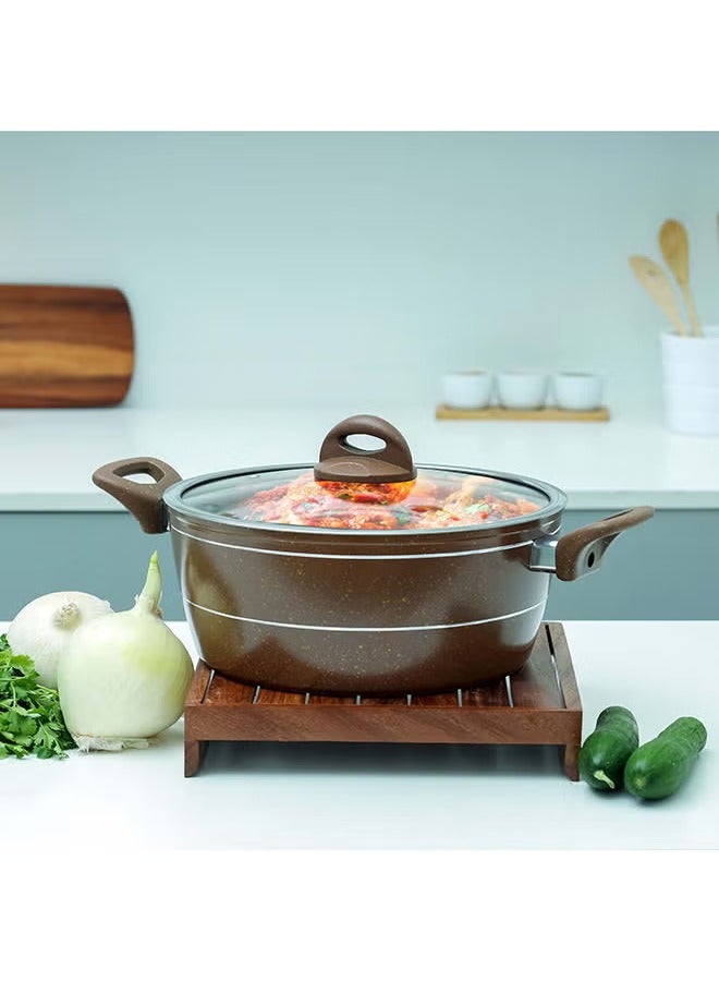 DELCASA Casserole 26cm Forged Aluminum Casserole Dish DC2226 - Image 4