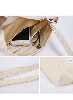 WAOKN Unisex Corduroy Bag Shopping Bag Designer Handbag Girls School Bag Female Canvas Shoulder Bag  - Image 4