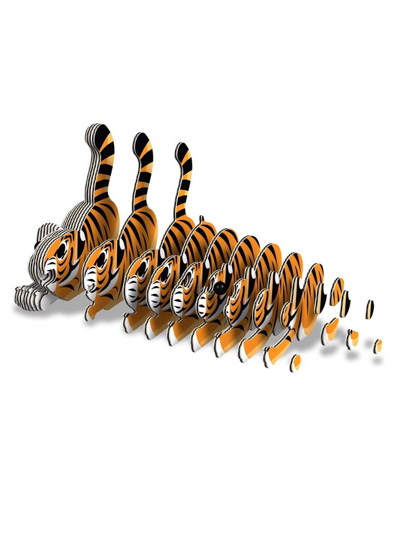 EUGY 3D Tiger Puzzle - Fun Animal Craft for Kids, Perfect for Gifting - Image 3