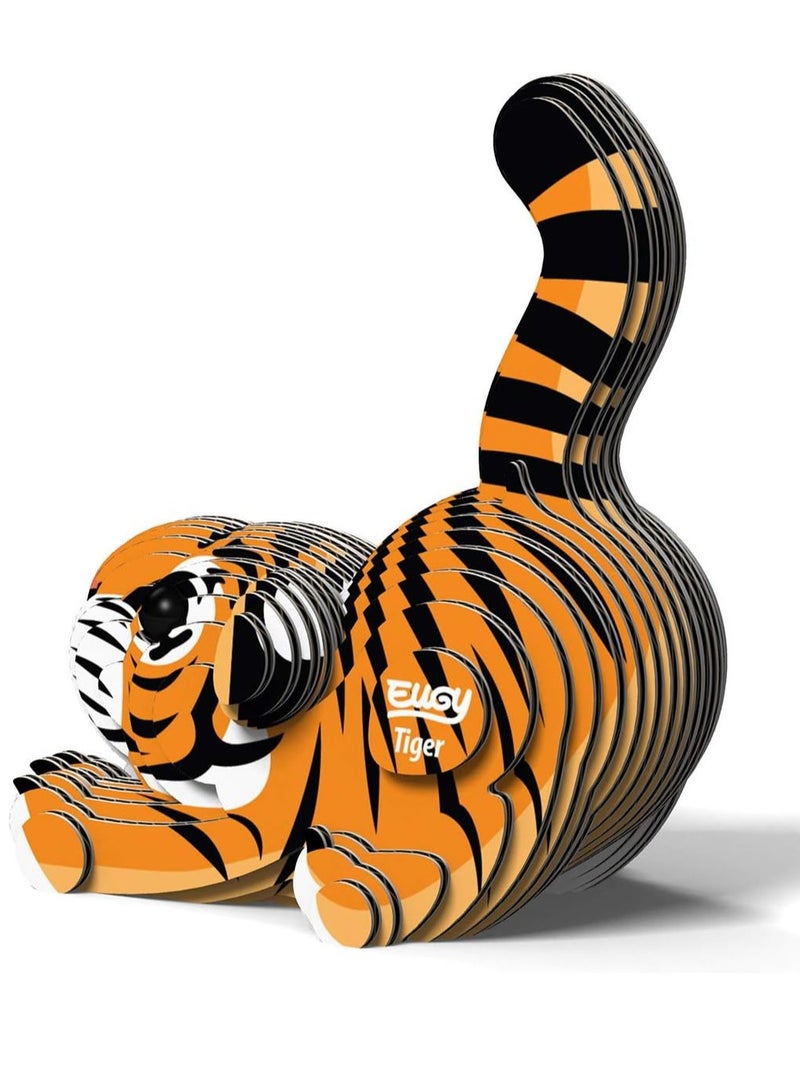 EUGY 3D Tiger Puzzle - Fun Animal Craft for Kids, Perfect for Gifting - Image 4