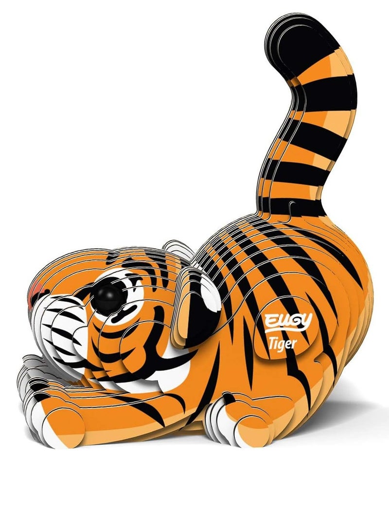 EUGY 3D Tiger Puzzle - Fun Animal Craft for Kids, Perfect for Gifting - Image 5