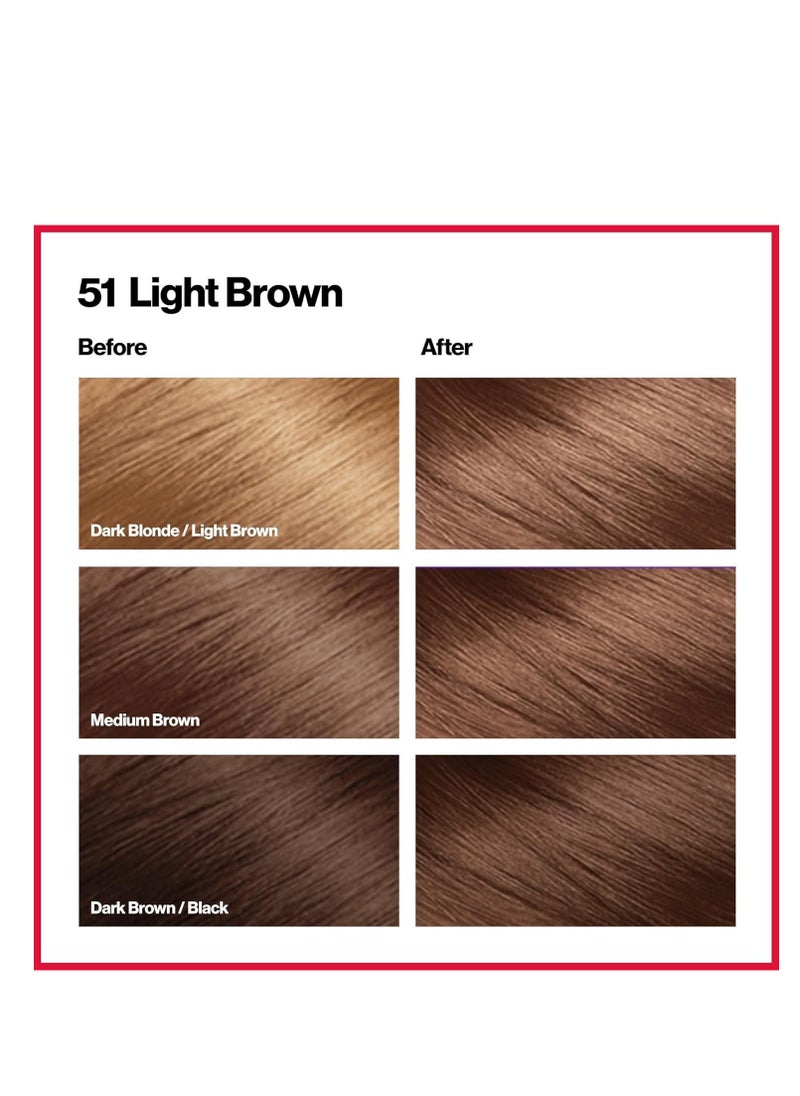 Revlon - Revlon Color Silk -Light Brown 51 - Image 1