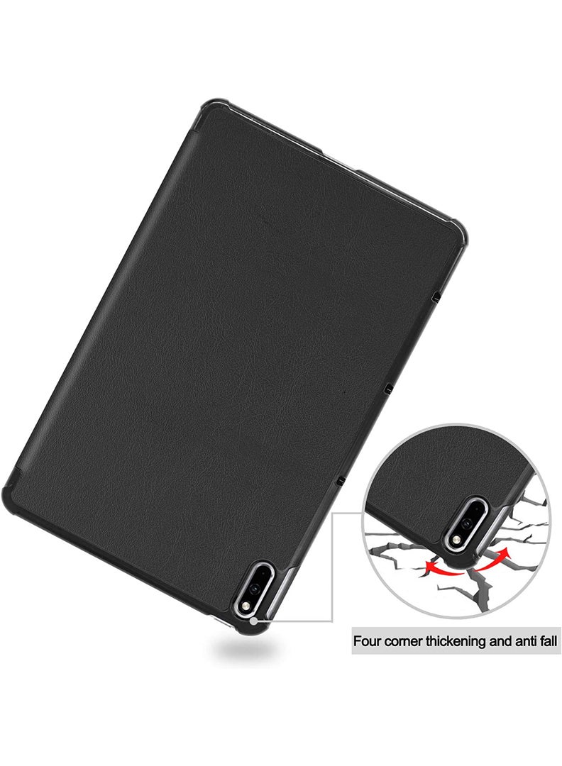 Theodor Protective Flip Case For Huawei MatePad 10.4 With Trifold Stand Auto Wake Sleep Shockproof Cover Worry less Yoga more copy  - Image 3