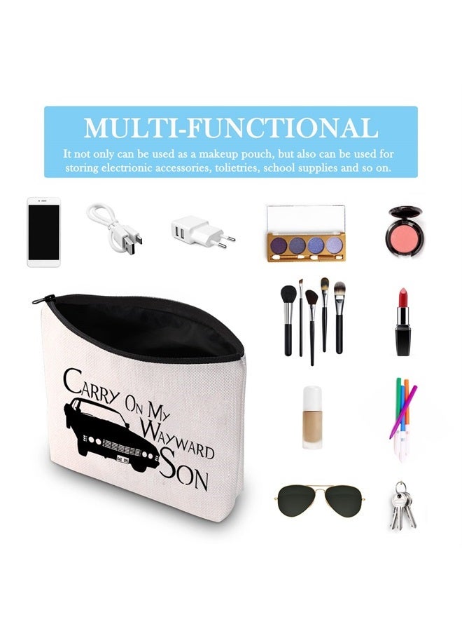 GJTIM TV Show Inspired Carry Way Son Makeup Cosmetic Bag for Fans BFF Gift - Image 3