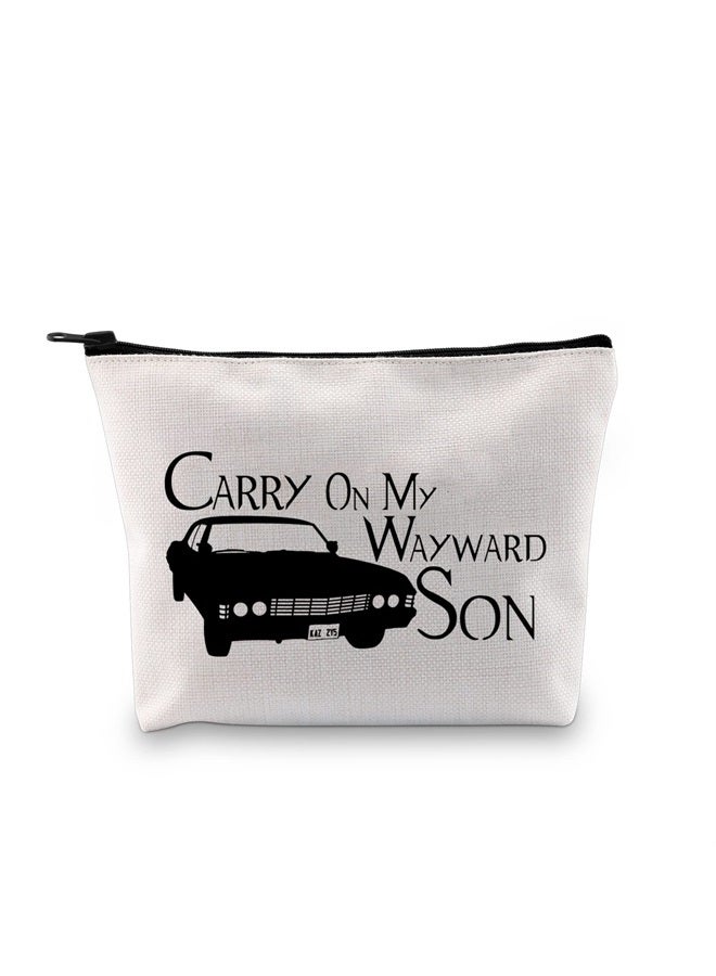 GJTIM TV Show Inspired Carry Way Son Makeup Cosmetic Bag for Fans BFF Gift - Image 1