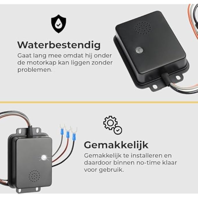 rayihni Marten Repeller - Battery Connection - Indoor and Outdoor - Outdoor - Car - Stone Marten Repeller Car - Stone Marten Repeller - Stone Marten Repeller - Anti Marten - Image 3