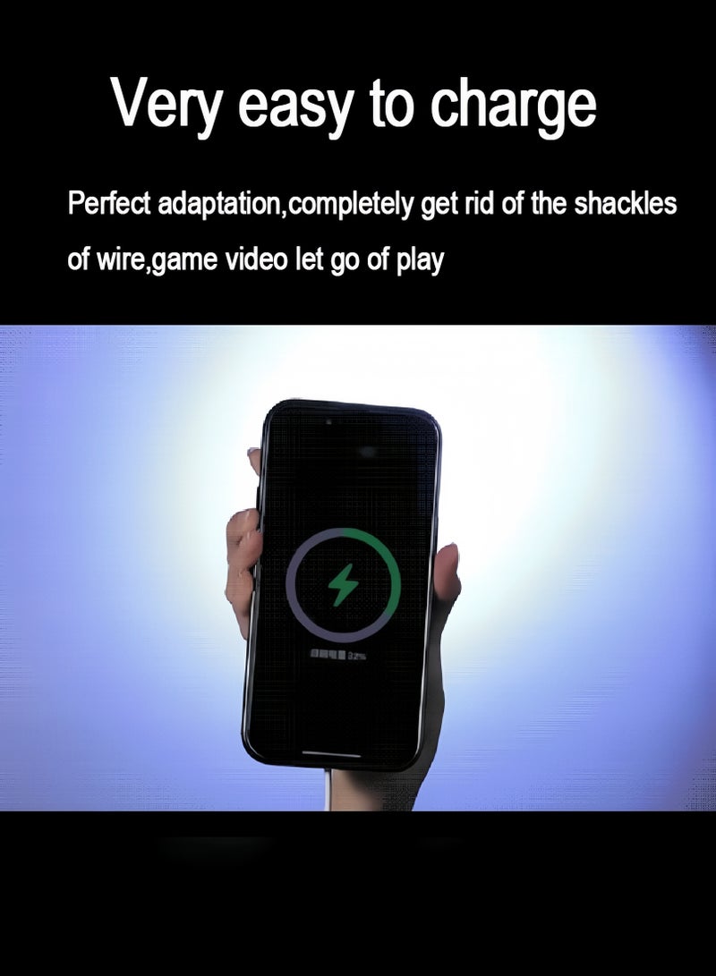 Magnetic Shockproof Fast Charging Phone Case for iPhone 16 Pro Max - Black Transparent Protective Cover for Magsafe Charging, Durable Slim Fit Case for Men & Women - Image 5