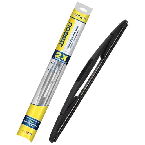 JINGOU 12 Inch Rear Wiper Blade Compatible with 20142007 Chevy Tahoe20162008 Buick Enclave20122008 Ford Back Windshield Wipers Pack of 1 Automotive Replacement Windshield Wiper Blades12E - Image 1