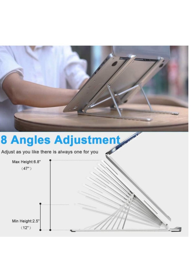Adjustable Aluminum Alloy Foldable Laptop Stand - Image 5