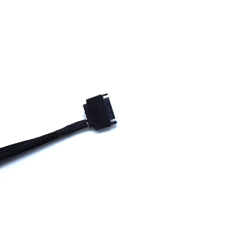 كابل مروحة كمبيوتر من SATA إلى 4PIN مناسب لـ 3pin/4PIN واجهة 1*SATA و 4*4PIN مادة PVC كابل توسيع يسمح لربع مروحات بمشاركة منفذ واحد - Image 3