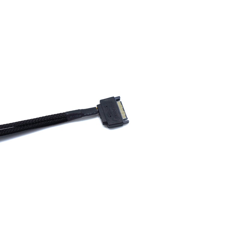 كابل مروحة كمبيوتر من SATA إلى 4PIN مناسب لـ 3pin/4PIN واجهة 1*SATA و 4*4PIN مادة PVC كابل توسيع يسمح لربع مروحات بمشاركة منفذ واحد - Image 4