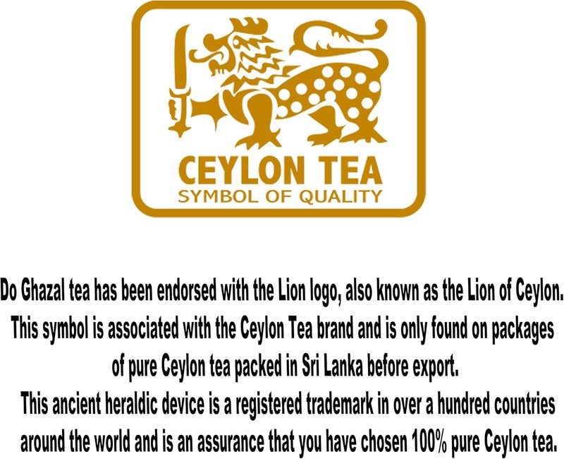 Do Ghazal 100% Pure Ceylon Black Tea - 16 Oz Loose Leaves - Image 5