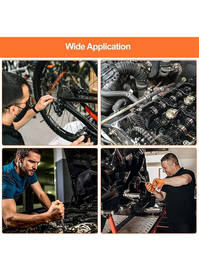 MVAQKLM  440Pcs M3 Screw Assortment with Nuts, Hex Socket Head Cap Screws Washers Kit, Metric Bolts and Nuts Kit, Stainless Steel Machine Screws Assortment, Fully Threaded Hex Nuts - Image 3