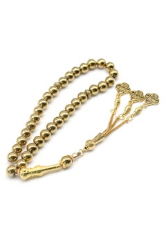 Fianser Tasbih 8mm Prayer Beads 33 Tasbeeh Zikr Gold Muslim Islamic Arabic Tassels Exquisite Luxury Handmade  - Image 2