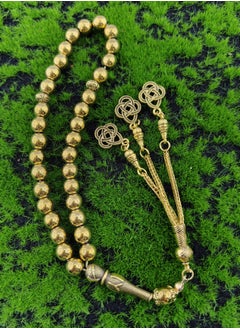 Fianser Tasbih 8mm Prayer Beads 33 Tasbeeh Zikr Gold Muslim Islamic Arabic Tassels Exquisite Luxury Handmade  - Image 3