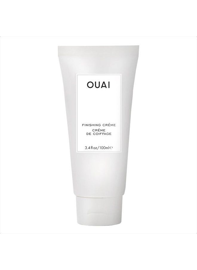 Ouai - Finishing Crème. This Lightweight Hydrating Cream Protects from Heat Styling While Smoothing Dry, Split Ends and Adding Shine. Tame Frizz and Add Body. Free from Parabens and Phthalates (3.4 Oz) - Image 1
