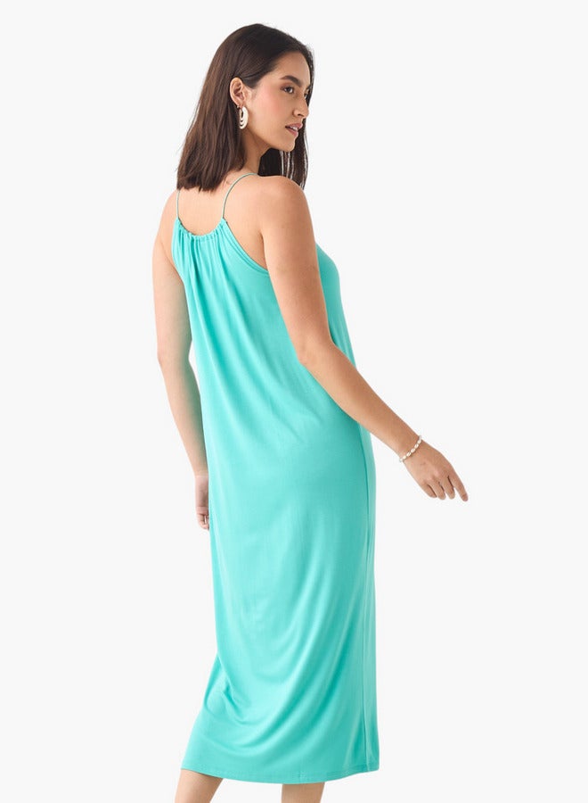 2Xtremz Strappy Midi Dress with Round Neck - Image 3