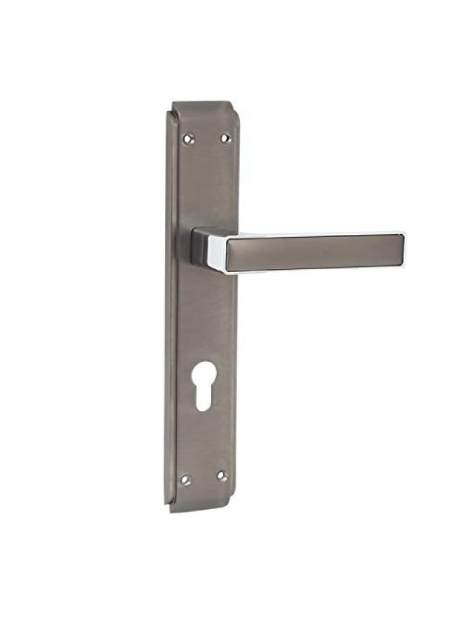 ROBUSTLINE Door Lockset Handle And Lockbody 85Mm Centre To Centre Grey Color - Image 1