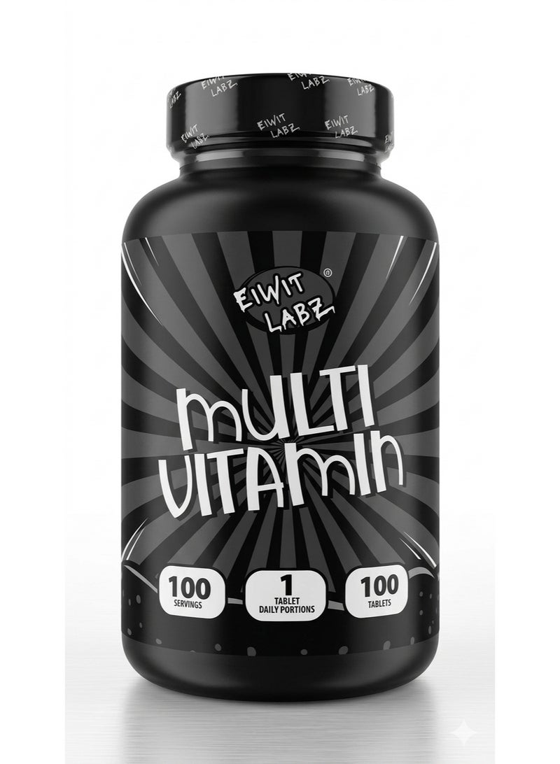 Eiwit Labz Multivitamin 100 Tablets – 100 Servings Daily Wellness & Immune Support - Image 1