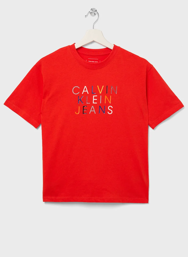 Calvin Klein Jeans Youth Logo Graphic T-Shirt