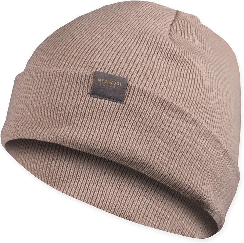 MERIWOOL Kids’ Beanie - Merino Wool Ribbed Knit Winter Hat for Boys and Girls - Image 1