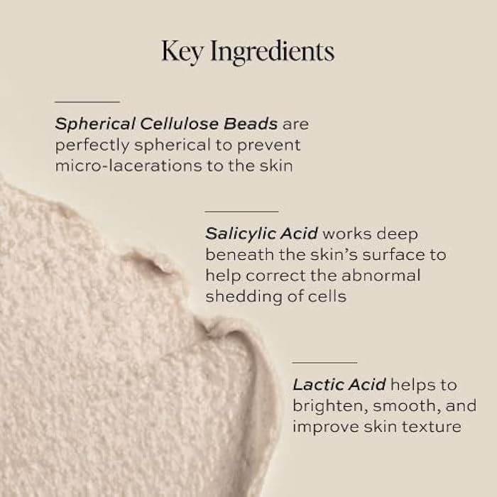 DIME Beauty Whipped Exfoliating Mask, Face Scrub and Cleanser, Lactic Acid and Salicylic Acid Scrub, 2 oz / 60 ml - Image 4