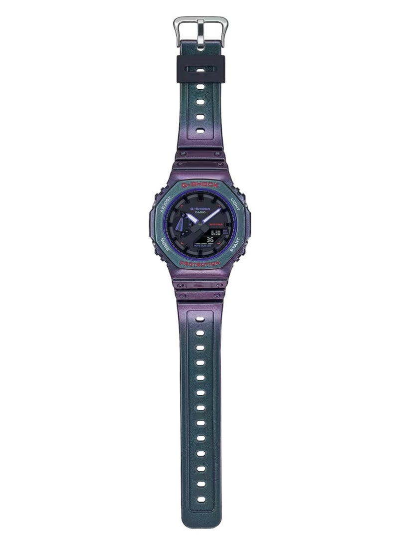 كاسيو ساعة كاسيو جي شوك كورب كور إنسايك للرجال بعرض تناظري وقرص أسود - GA-2100AH-6ADR - Image 2