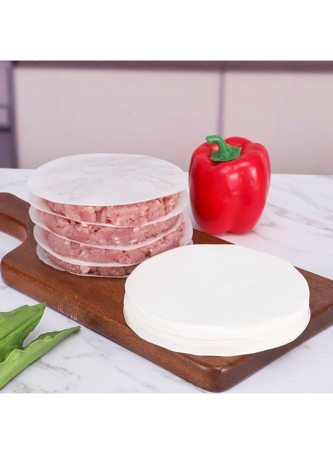 شاو تشن 500 مساءً جولات ورقية برجر برجر ل 4 بوصات برجر الصحافة شهادة جامعية جولة الهامبرغر الورقية - Image 5