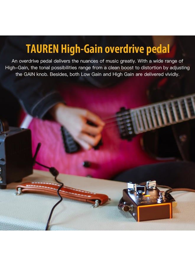 JOYO Tauren R-01 R Series Wide Range High Gain Overdrive Pedal from Clean Boost to Distortion for Electric Guitar Effect (R-01) - Image 2