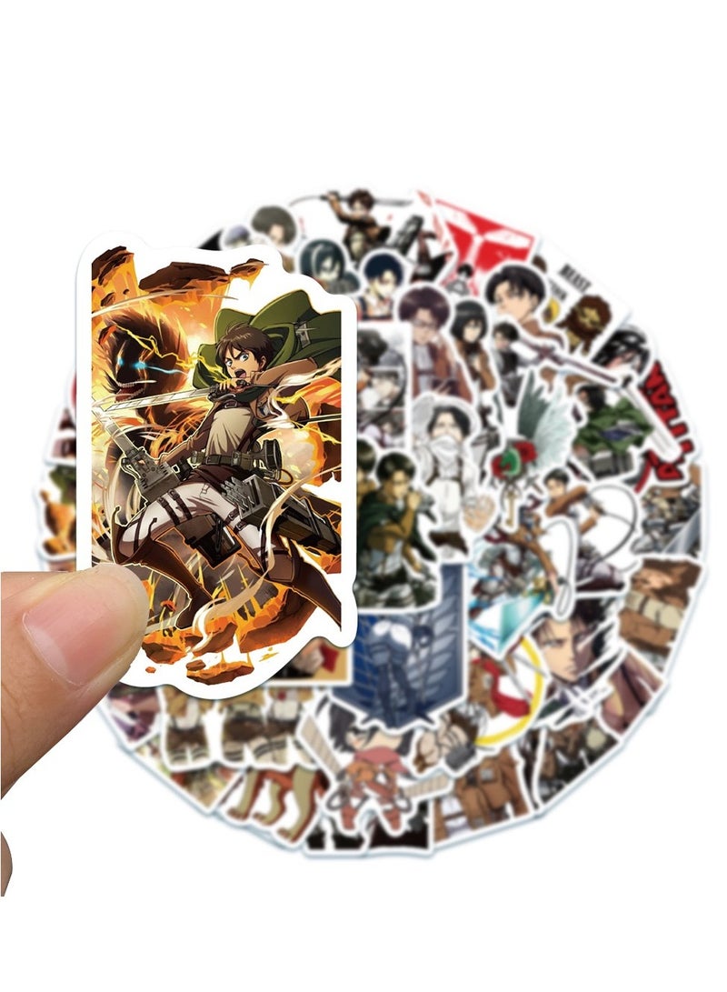 50-Piece Cartoon Waterproof Sticker Set - Image 3