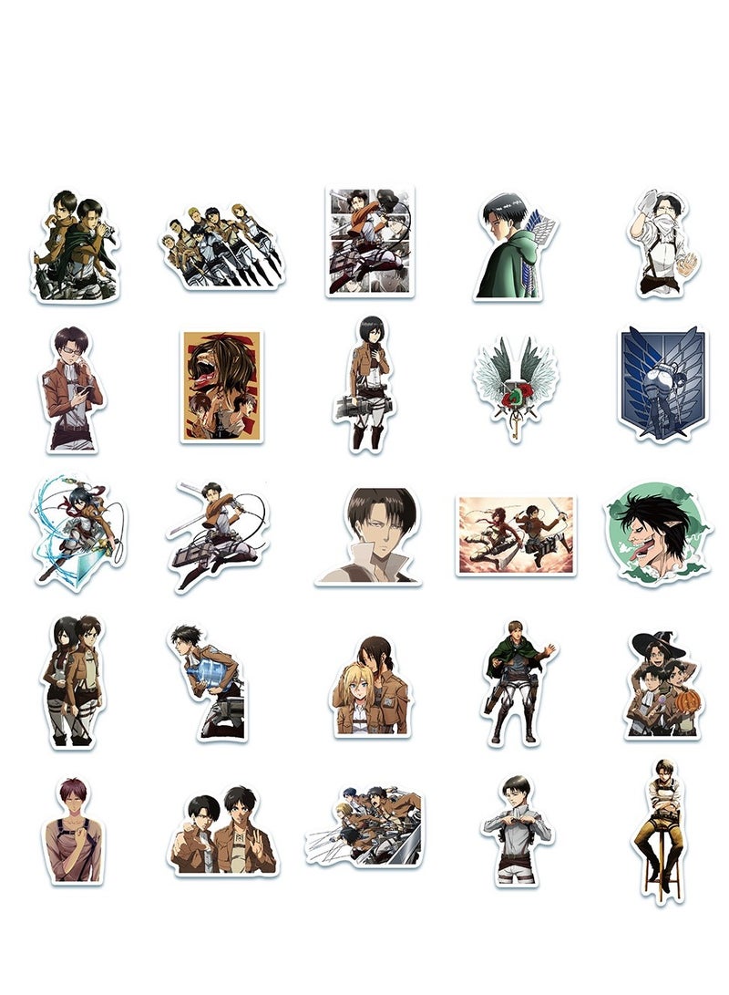 50-Piece Cartoon Waterproof Sticker Set - Image 4