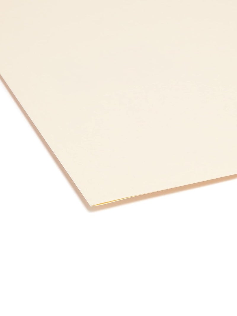 Smead File Folder Reinforced 13Cut Tab Left Position Letter Size Manila 100 per Box 10335 - Image 4