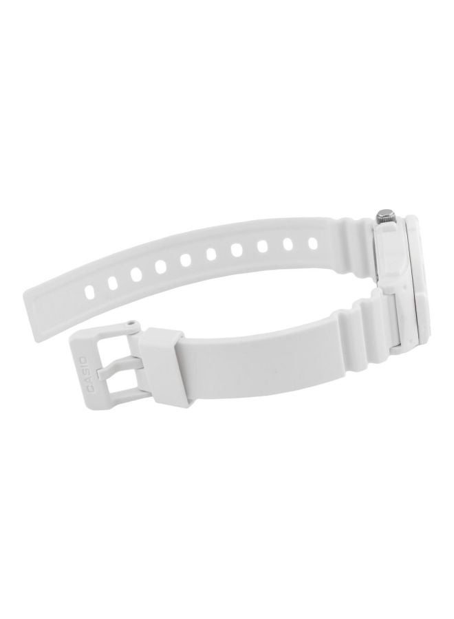 كاسيو ساعة يد شبابية بعقارب مقاومة للماء طراز LRW-200H-2E2VDR - مقاس 34 مم - لون أبيض نساء - Image 5
