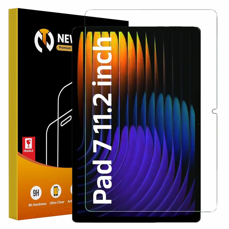 newtechno Premium Tempered Glass for Xiaomi Pad 7 11.2 inch Tempered Glass Screen Guard for Xiaomi Mi Pad 7 11.2 inch Anti-Scratch & Smudge Proof and Easy Installation - Image 1