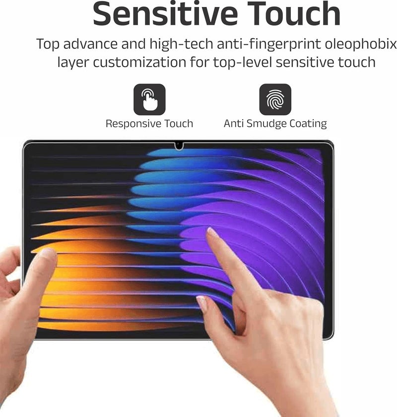 newtechno Premium Tempered Glass for Xiaomi Pad 7 11.2 inch Tempered Glass Screen Guard for Xiaomi Mi Pad 7 11.2 inch Anti-Scratch & Smudge Proof and Easy Installation - Image 3