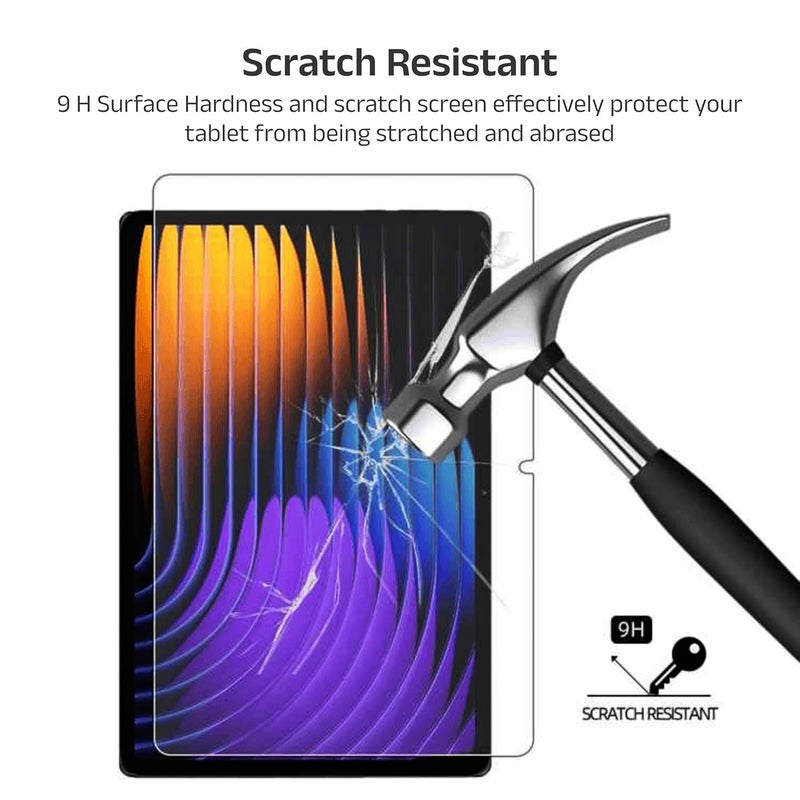newtechno Premium Tempered Glass for Xiaomi Pad 7 11.2 inch Tempered Glass Screen Guard for Xiaomi Mi Pad 7 11.2 inch Anti-Scratch & Smudge Proof and Easy Installation - Image 5
