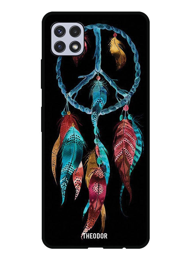 Theodor Protective Case Cover For Samsung Galaxy A22 5G Wind Charm Blue - Image 1