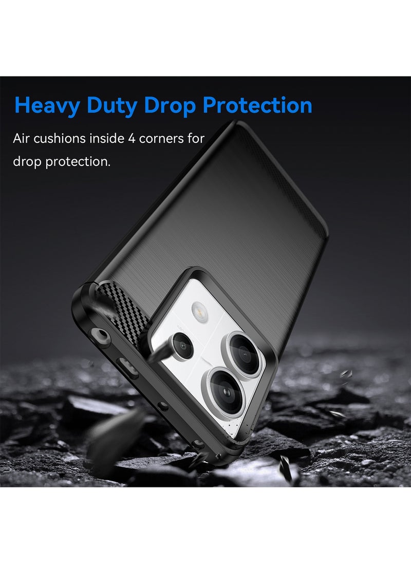 X-level Redmi Note 13 pro 5g Mobile Tpu Case Cover Accessories Camera Lens Protection Shockproof with Comfortable Touch Anti-scratches Anti-drops Anti-fingerprints Protective Back Cover shell protector  - Image 3