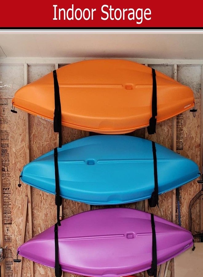 Heavdace Kayak Storage Hooks, Wall Mount Garage Canoe Storage Hangers for Kayaks or Paddleboards, Heavy Duty Wall Rack (150LBS Capacity) - Image 5