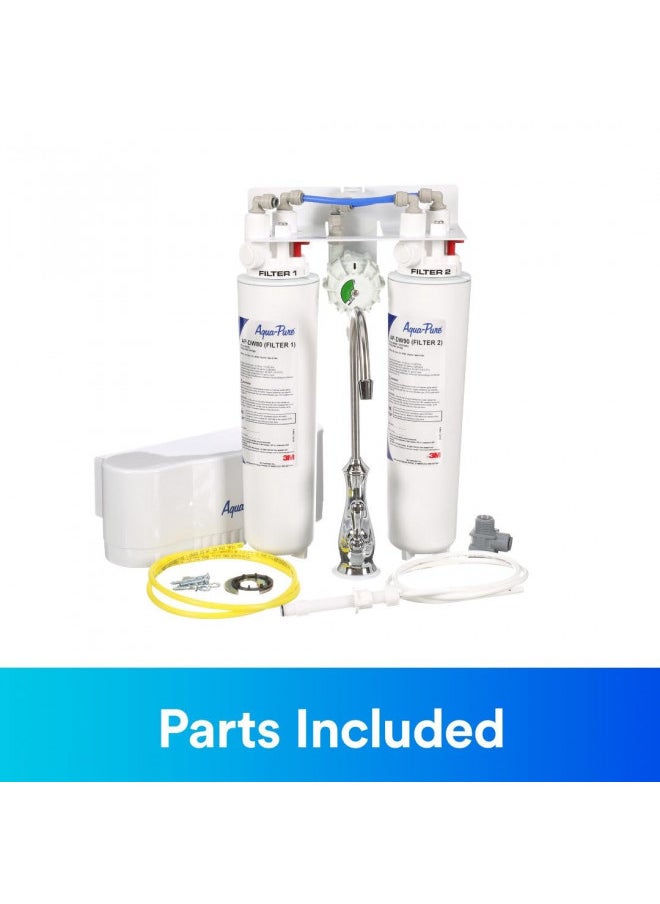 Aqua pure Aqua-Pure 5583101 Under Sink Water Filter System AP-DWS1000, Dedicated Faucet, Reduces Particulate, Chlorine Taste and Odor, Lead, Turbidity, Cysts, VOCs, MTBE  - Image 5
