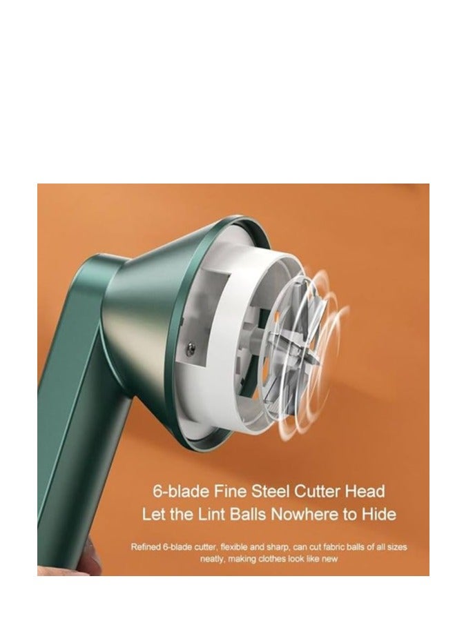 Portable Fabric Lint Remover – USB Rechargeable Lint & Fabric Shaver  ✔ Efficient Lint Removal – Easily restores clothes, carpets, and blankets to their original look. ✔ Perfect for Pet Hair Removal – Keeps furniture and clothing free from cat and dog hair. ✔ Ideal for Sweaters, Wool Fabrics, and Upholstered Furniture.  - Image 2