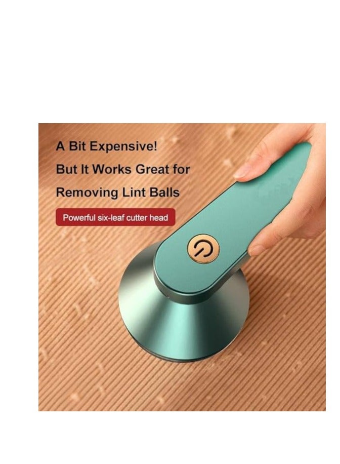 Portable Fabric Lint Remover – USB Rechargeable Lint & Fabric Shaver  ✔ Efficient Lint Removal – Easily restores clothes, carpets, and blankets to their original look. ✔ Perfect for Pet Hair Removal – Keeps furniture and clothing free from cat and dog hair. ✔ Ideal for Sweaters, Wool Fabrics, and Upholstered Furniture.  - Image 4