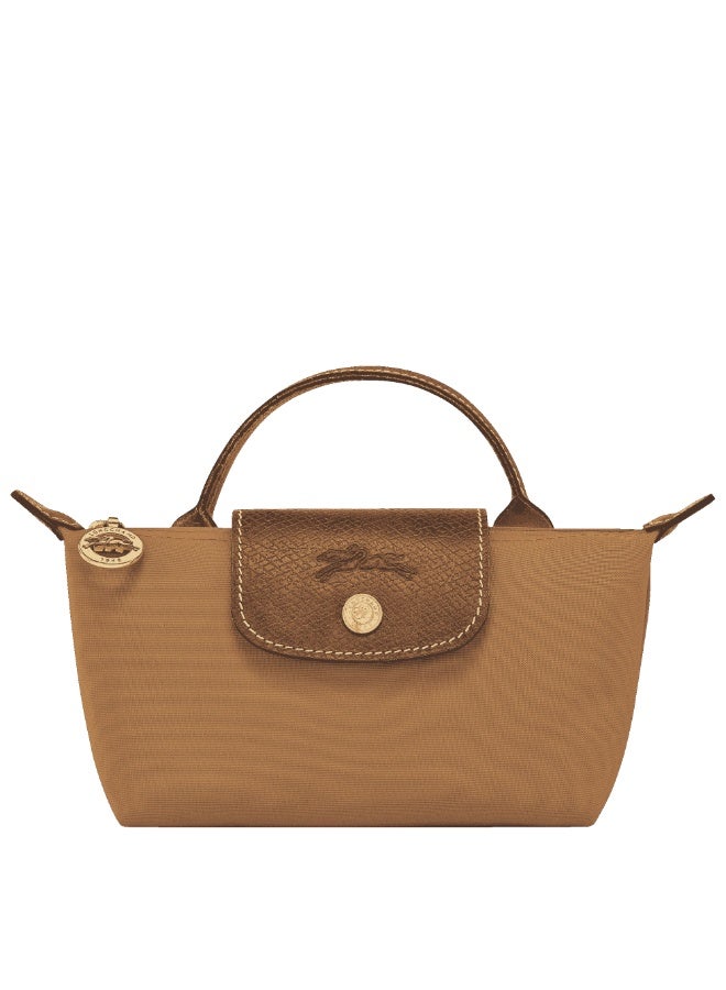 Longchamp French Longchamp Women's classic fashion versatile mini makeup bag handbag shoulder bag handheld small bag Mini Desert Yellow - Image 3