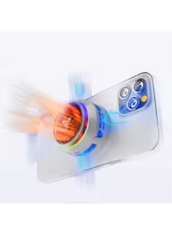Flydigi B9X Mobile Phone Cooling Fan: Low Noise, Intelligent Temperature Control, App Integration, RGB Lighting, Compatible with iOS, Android, Tablets, iPads, Switch, and Steam Deck - Image 2