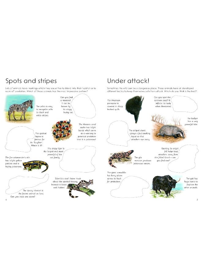 null - Ultimate Animal Sticker Book with 100 amazing stickers: Learn all about the animal kingdom – with fantastic reusable easy-to-peel stickers. - Image 1