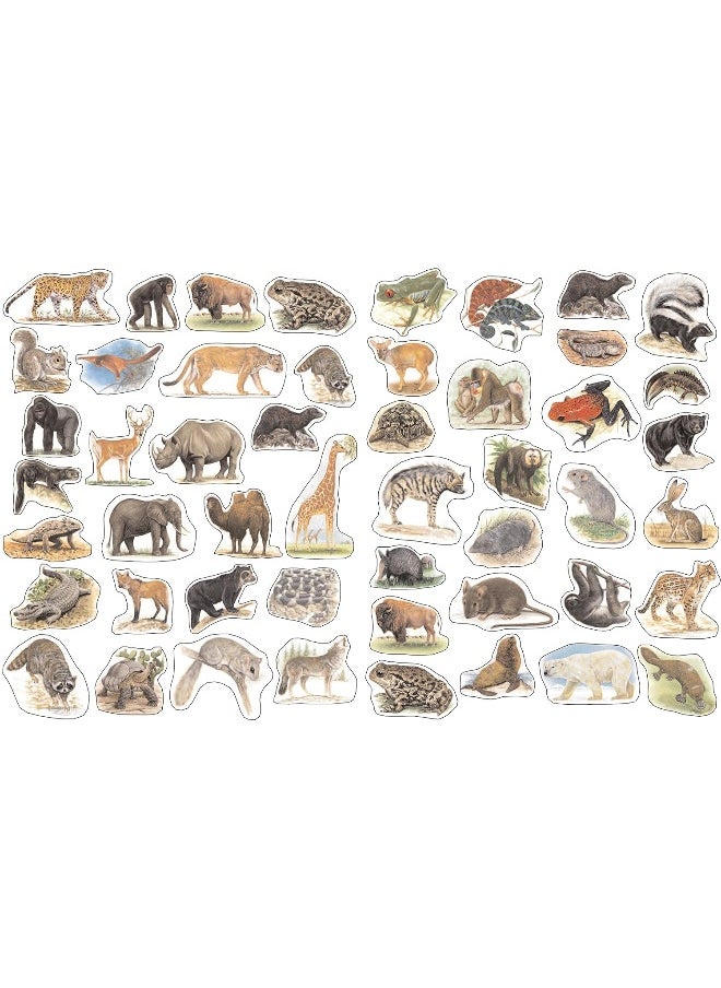 null - Ultimate Animal Sticker Book with 100 amazing stickers: Learn all about the animal kingdom – with fantastic reusable easy-to-peel stickers. - Image 1