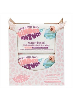 Kinder by Nature Water-Based Baby Wipes - 56 Count (Case of 12 packs)