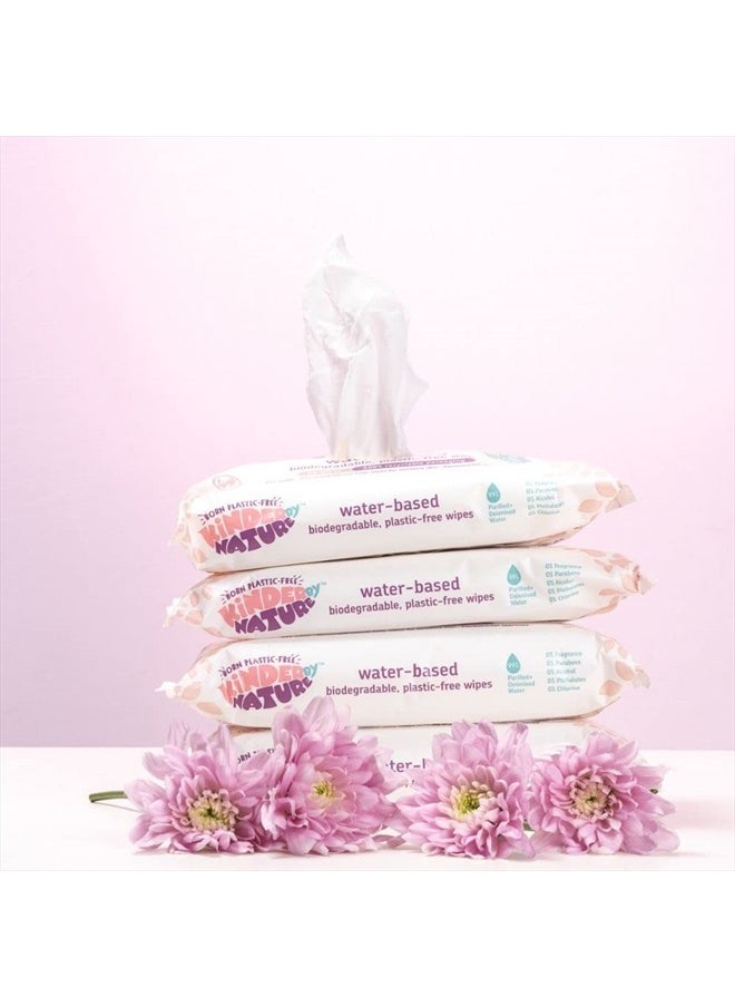 jackson reece - Kinder by Nature Water-Based Baby Wipes - 56 Count (Case of 12 packs) - Image 1